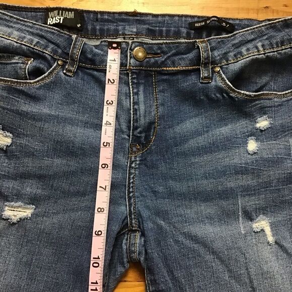 WILLIAM Rast jeans Reese skinny size 31 ripped light denim jeans boyfriend - Picture 9 of 15